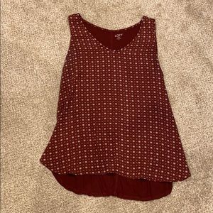 Burgundy Colored Tank